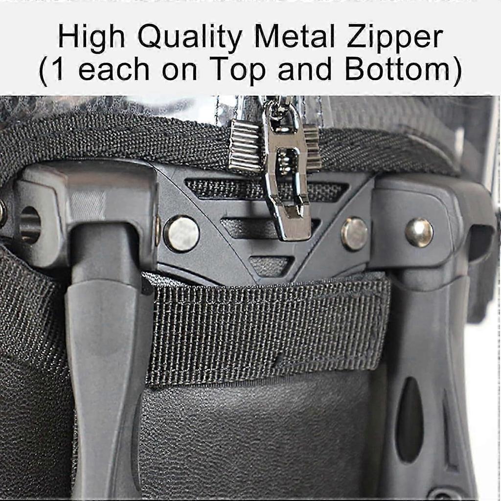 Waterproof Golf Bag Cover with Snap Button, Lightweight Rain Cap for Golf Clubs, Durable Protective Hood, Universal Fit