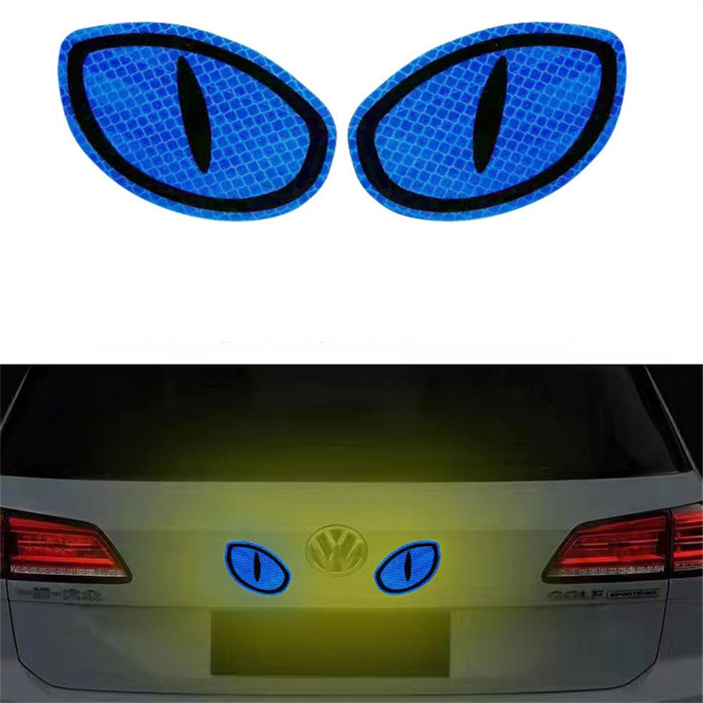 Car Reflector Sticker Night Driving Safety Decal for Auto Truck Motorcycle Trailer Cat Eye Reflective Safety Warning Tape
