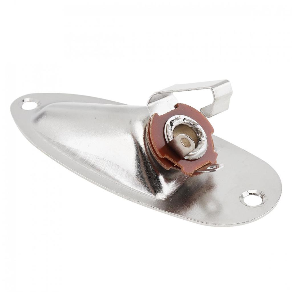 Electric Guitar Pickup Boat Style Output Jack Plate Socket Accessories for FD Strat Electric Guitar
