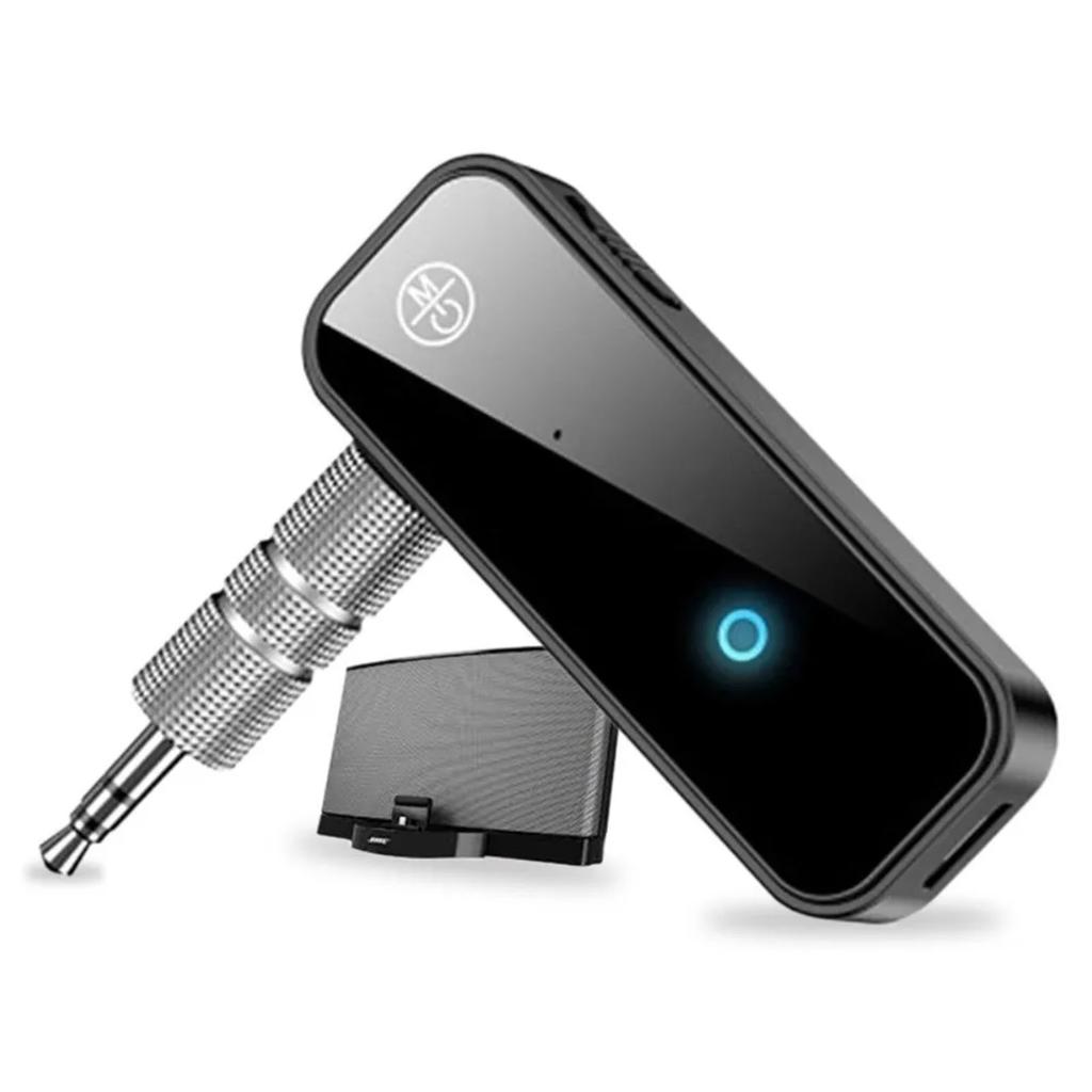 Bluetooth 5.0 Receiver 3.5mm Interface 2 in 1 AUX Adapter Music Transmitter Receiver for Computer TV Projector Speaker