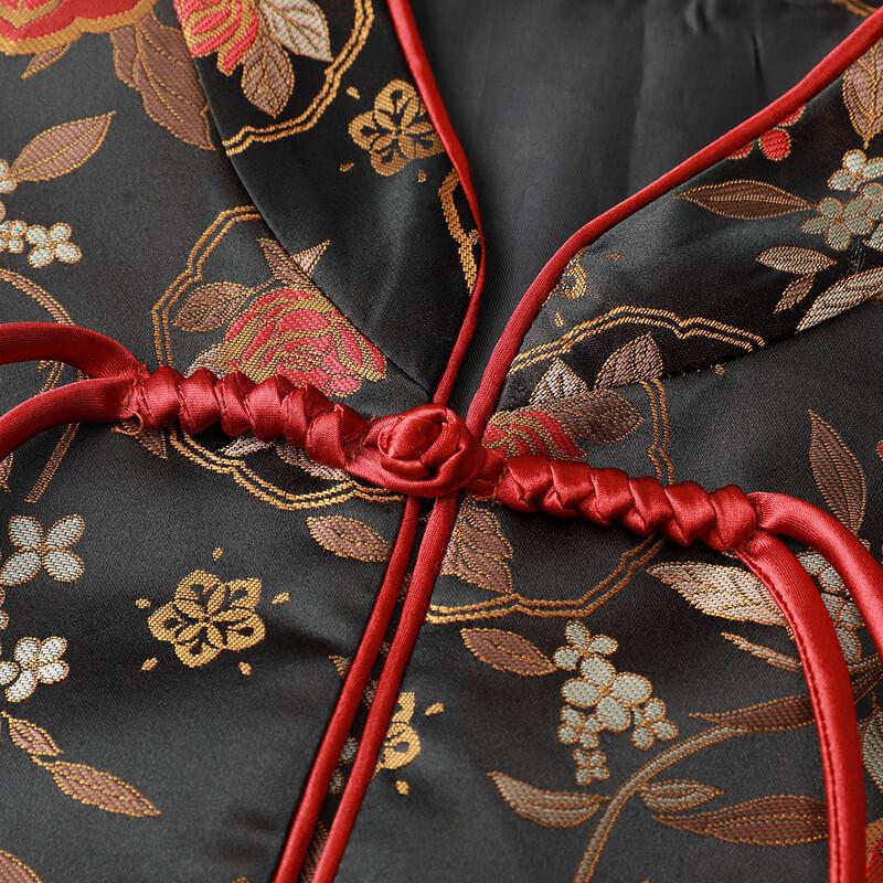 Elegant Chinese Style Button-Up Jacket for Women