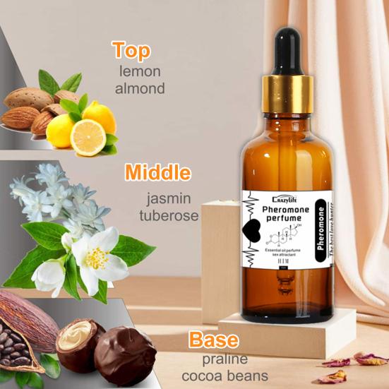 Pheromone Oil for Women To Attract Men Long Lasting Scent Stimulating Flirting Attraction Erotic Perfume Glamour Fragrances for Couple