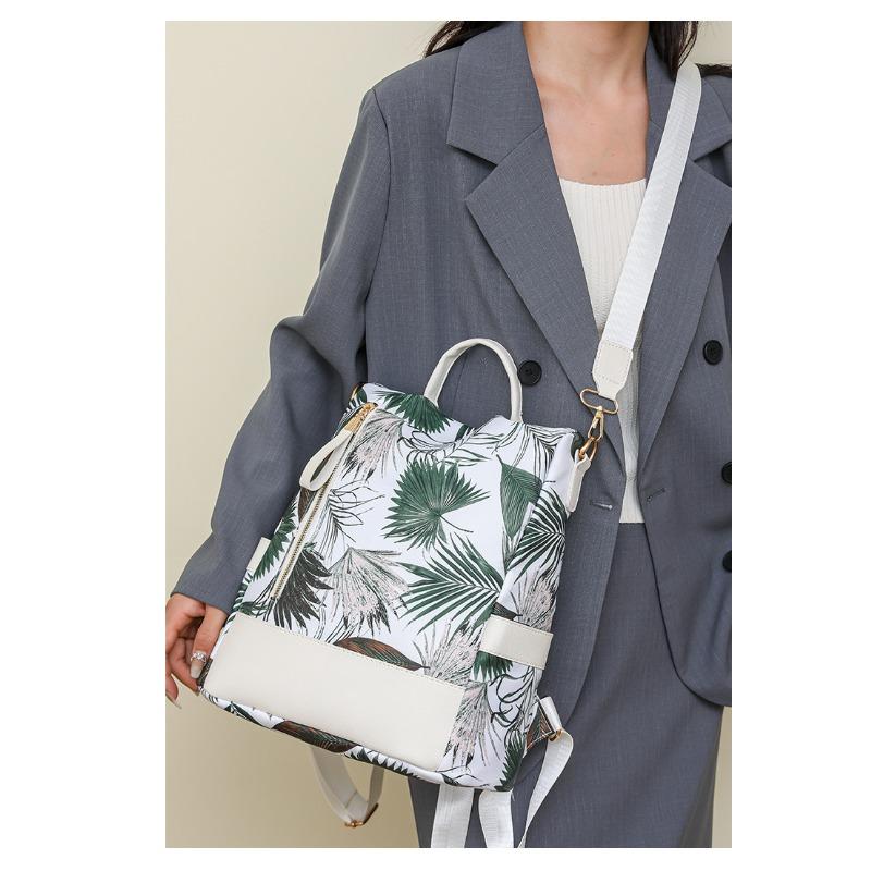 Plecak z tkaniny Oxford z nadrukiem dla kobiet, lekka torba podróżna na co dzień dla kobiet, plecak dla kobiet