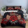 Red Rose, Wings, Tattoo. Bedding Sets Duvet Cover Sets Duvet Covers Pillowcases(1*Duvet Cover 2*Pillowcases Without Duvet Insert)