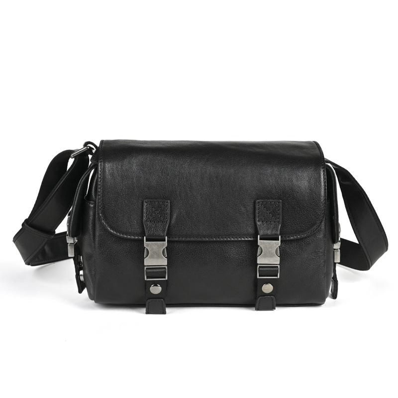 

Johnature Vintage Men s Messenger Bag Genuine Leather Solid Color Leisure Natural Cowhide Shoulder & Crossbody Bags чёрный