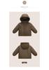 New Style Down Cotton Jacket for Boys and Girls - Thick Fleece-Lined, Hooded Coat for Children