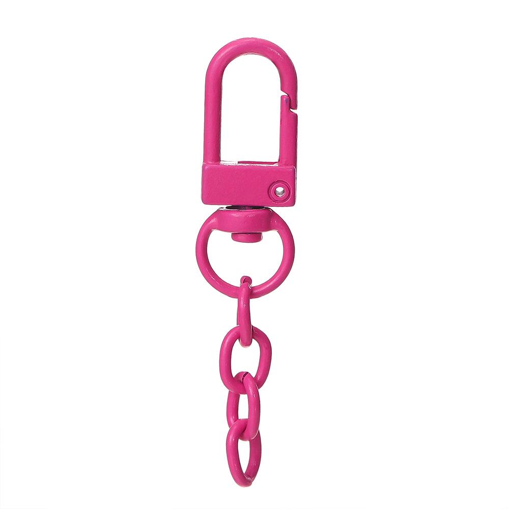 New Color Spray Paint Door Buckle Keychain: DIY Doll Pendant for Phone & Bag
