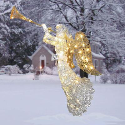 Angel Garden Decoration Christmas Luminous Angel Ornaments Garden Villa Ornaments Christmas Gifts