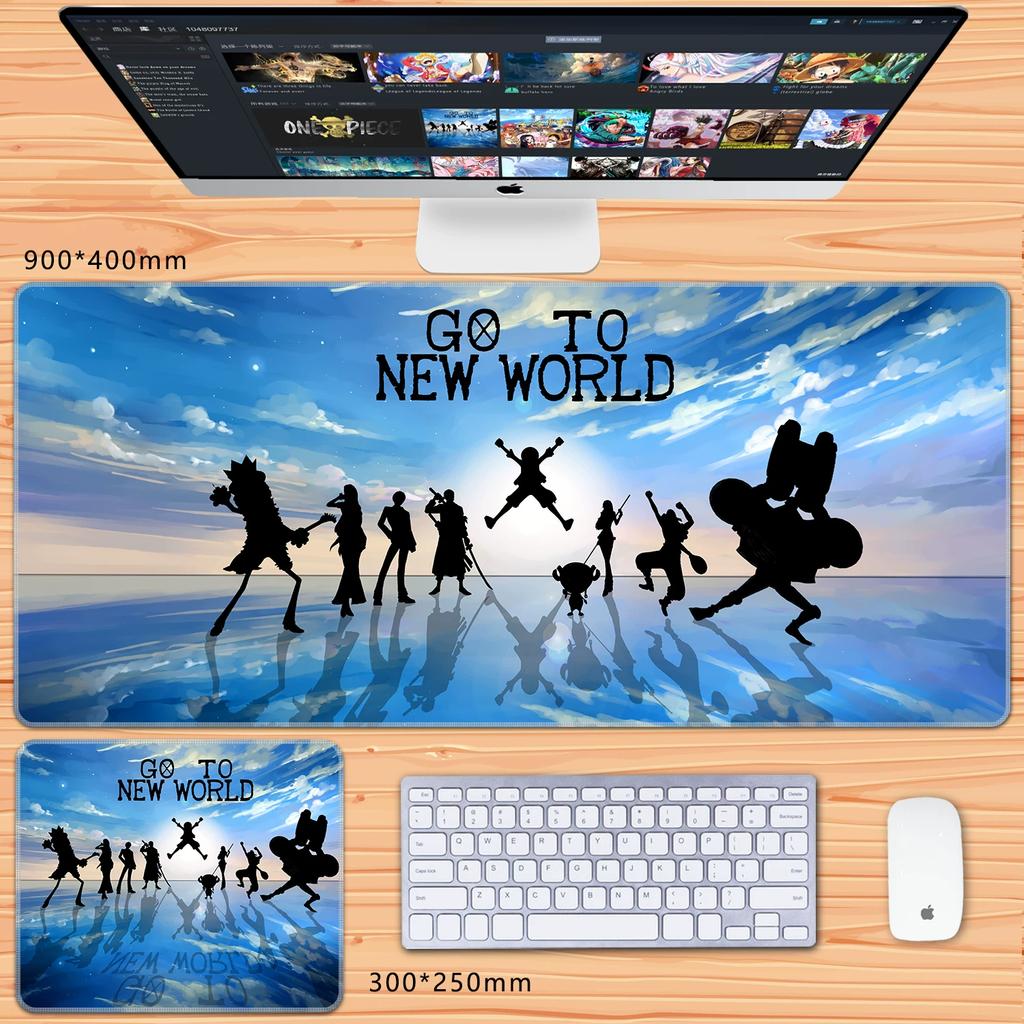 Oversized Chłopcy Anime Roronoa Zoro Dwuwymiarowy Duży Rozmiar Podkładka pod Klawiaturę do Gier Biurowa Podkładka pod Mysz Wysoka Rozdzielczość Anime ONE PIECE Skórzana Podkładka pod Mysz