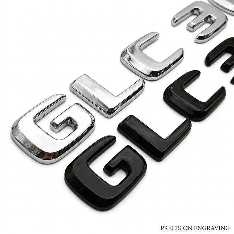 CXEHU1 3D ABS GLC200 GLC260 GLC300 Rear Trunk Letters Emblem Badge Logo Sticker For Mercedes Benz GLC Class Car Styling Accessories