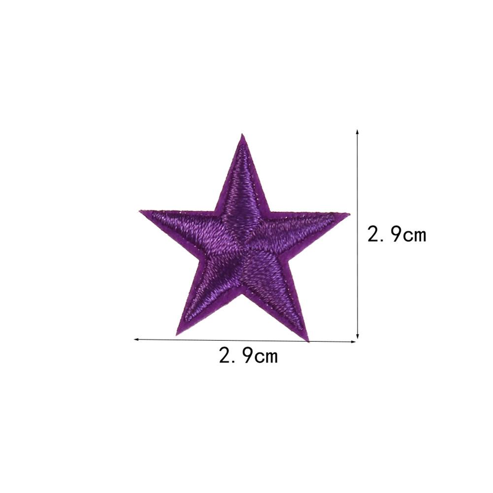 Repair Clothing Patch 10 Pcs Little Star Embroidered Iron On Patches Sew On Fabric Applique DIY Clothes Decoration