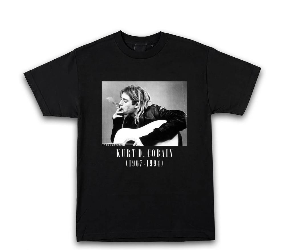

KURT COBAIN T-SHIRT UNISEX GRAPHIC PRINTED S-5XL Unisex T-Shirt XXL