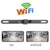 HD 720P WiFi Rear View Car Camera License Plate Frame IP67 Waterproof Night Vision 170 Degree Car Rear Reversing Parking Camera