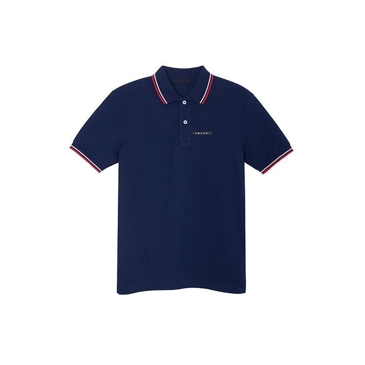 PRADA Logotipa Polo krekls Unisex SJN256-322-F0SJB