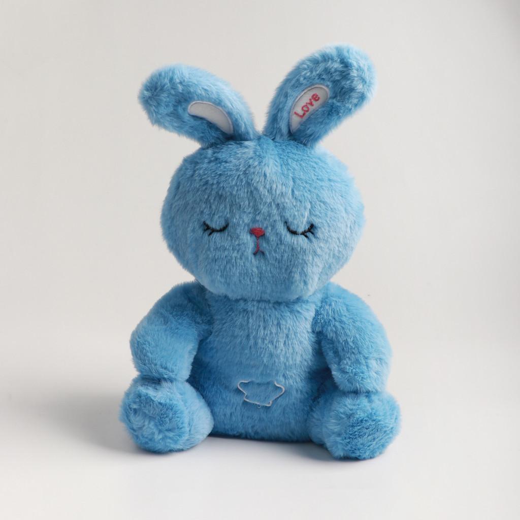 Rabbit Plush Toy Luminescence Music Fill Doll Baby Reassure Doll Cartoon Animals