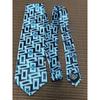 Used VERSACE Versace tie blue Medusa pattern silk
