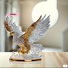 S-1Pc Flapping Eagle 2D Acrylic Ornament - Modern Animal Vase Figurine For Home Decor, Unique Christmas & Halloween Gift Idea