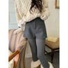 Schwarze Woll-High-Waist-A-Linien-Shorts für Damen - Herbst/Winter 2026 Koreanischer Stil Bootcut Hot Girl Outerwear
