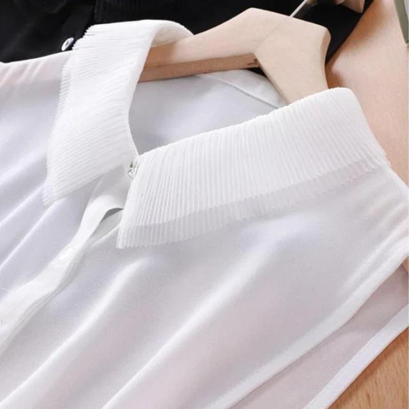 Spring/Autumn/Winter New Fake Collar Shirt Women's Neckwear Sweater Decchable Decorative Collar Female Lace Lapel Fake Collar