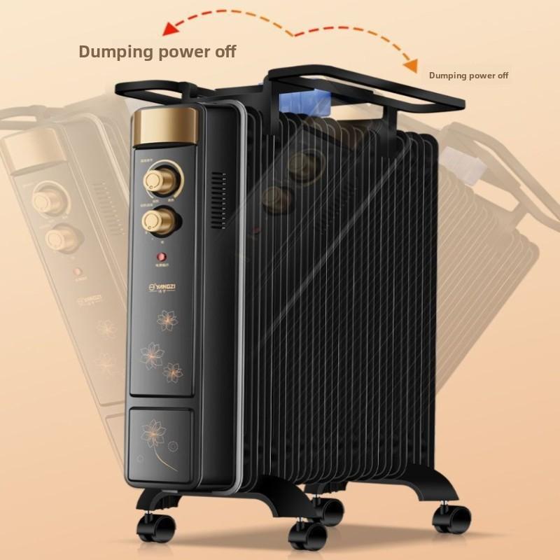 Xiaomi Silent Oil-Filled Radiator Heater, Home Electric Warmer with Smart Thermostat, 3-Level Control and Drying & Humidifying Function