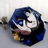 1pc Anime Character Umbrella with Automatic Opening & Closing, Foldable Design, Iron Frame, Outdoor Use, Perfect Gift for Fans, Travelers, Daily Use.W
