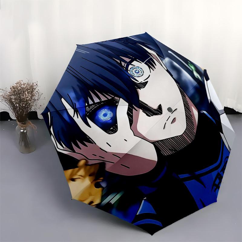 1pc Anime Character Umbrella with Automatic Opening & Closing, Foldable Design, Iron Frame, Outdoor Use, Perfect Gift for Fans, Travelers, Daily Use.W