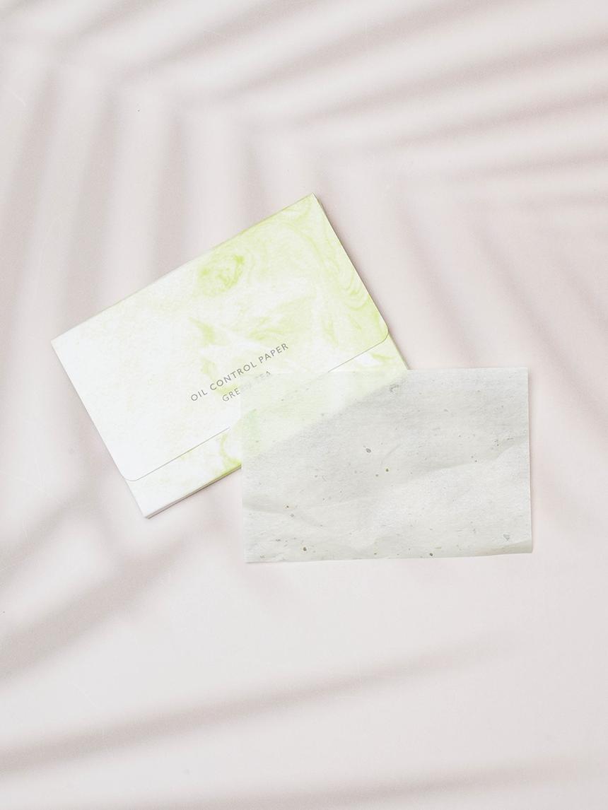 Green Tea Oil Blotting Paper 50 Sheets (Standard) 1ea