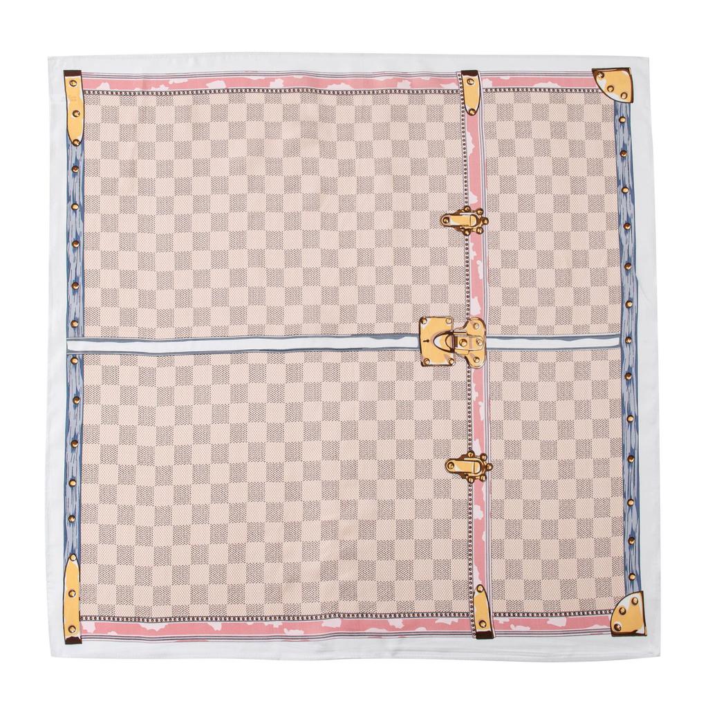 Mulberry silk scarf  new retro winter beautiful ginkgo printing four seasons shawl sunscreen dual-purpose