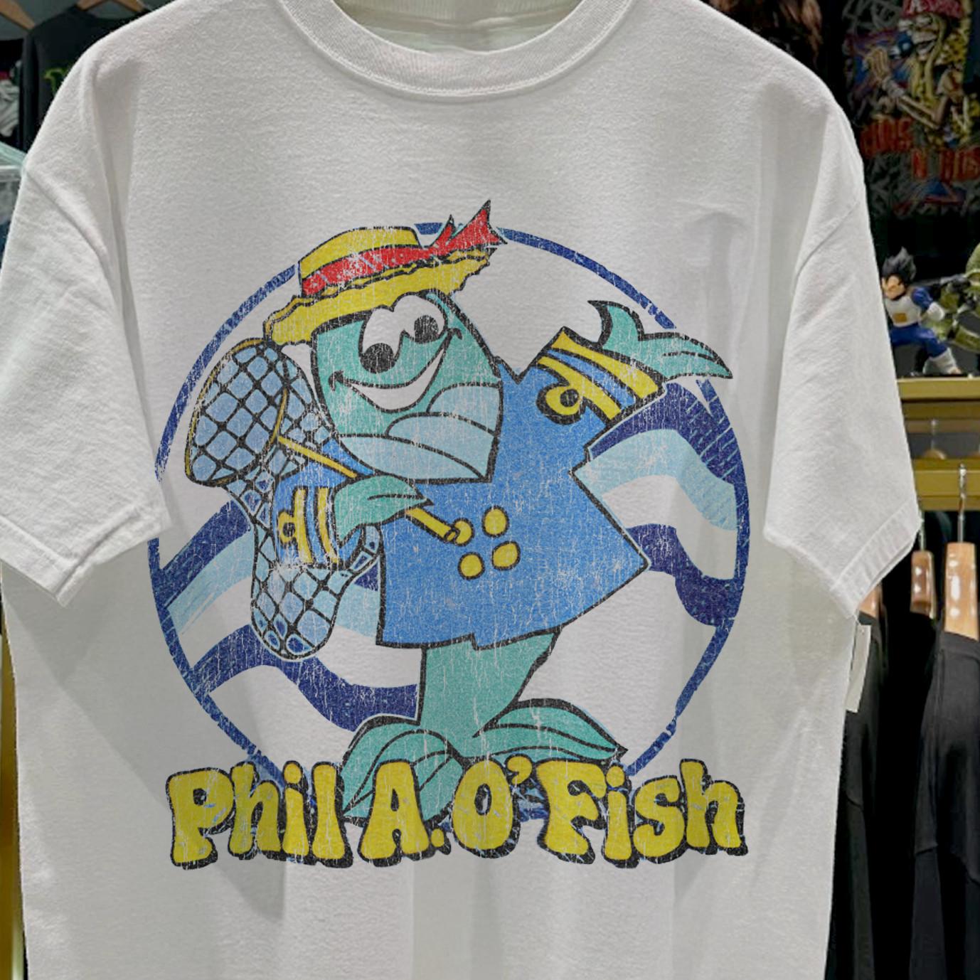 80s Phil A. O Fish Promo T-Shirt White XXL L