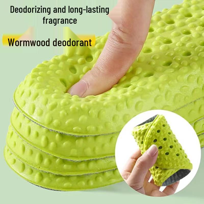 Military Training Shock-Absorbing Insoles: Sweat-Wicking, Breathable, Deodorizing, Height-Boosting for Men and Women.