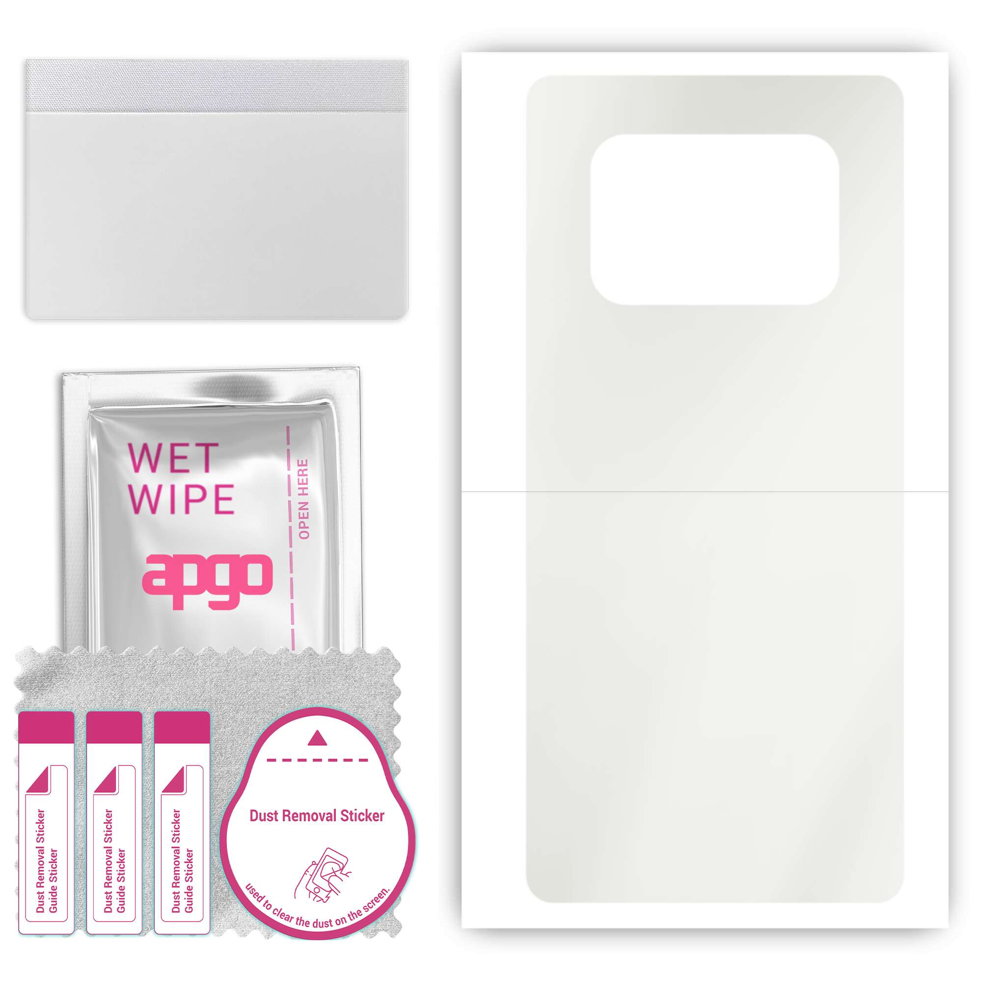 

apgo MATTE Protective Skin Sticker for the back compatible with Sharp Aquos R6, Wrap Film, Hydrogel Film, Flexible, Soft TPU with positioning layer ea