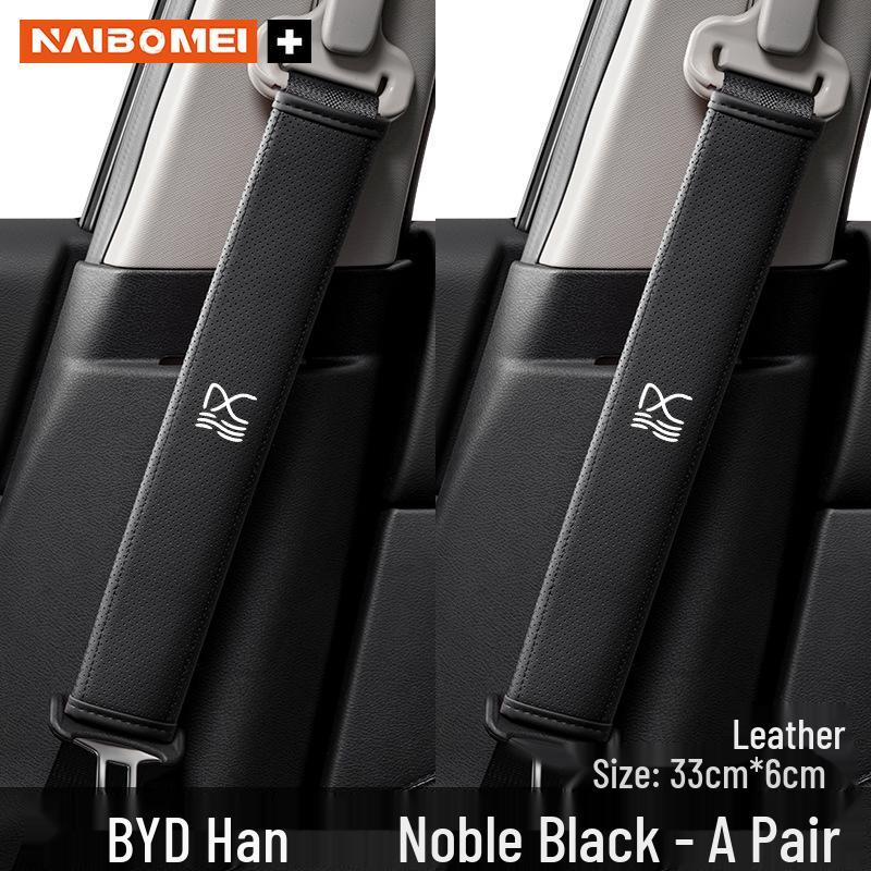 BYD Han EV Seat Belt Shoulder Pads - Leather Covers & Interior Accessories