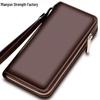 Men’s Large Capacity Zipper Clutch: Phone & Card Holder Trendy Handbag
