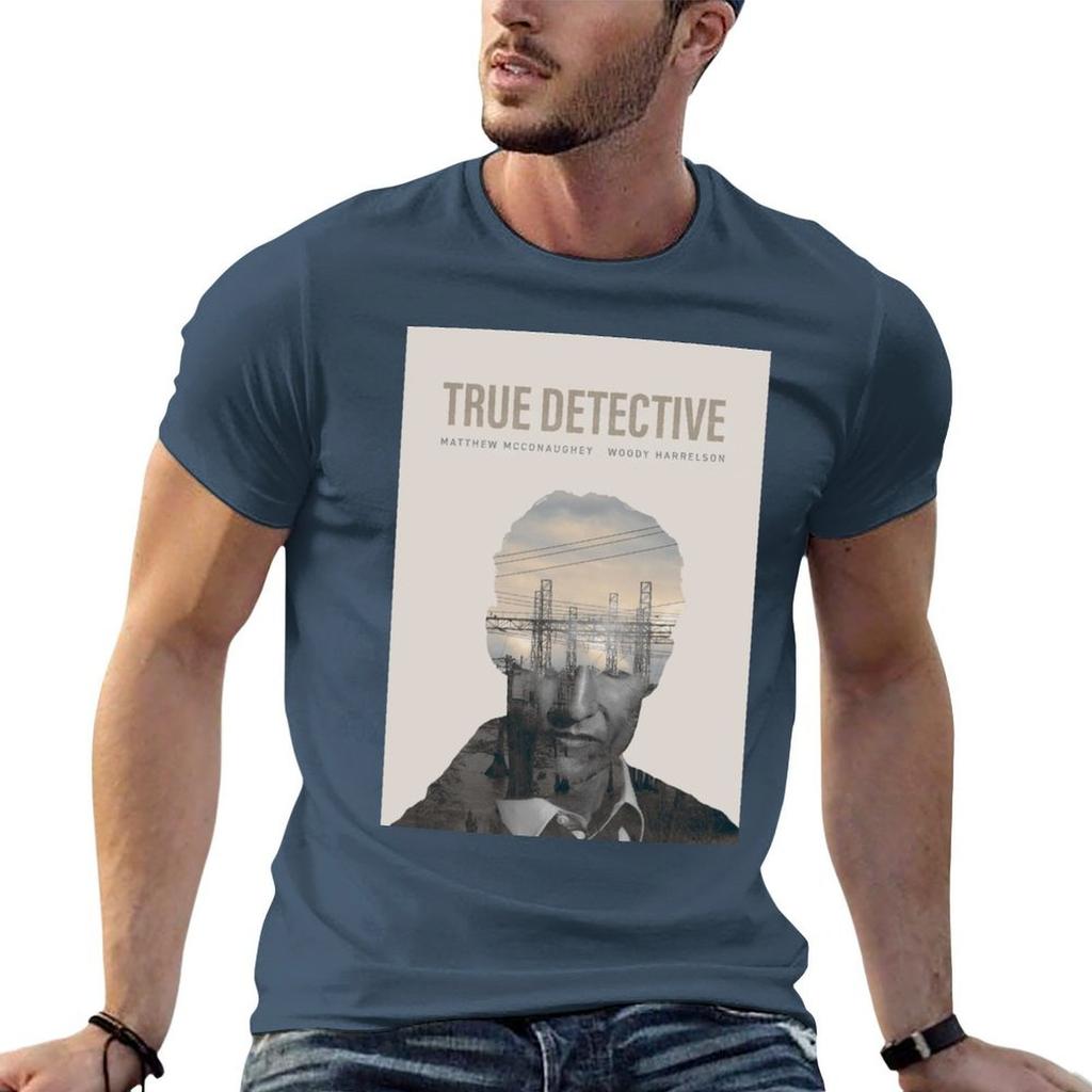 True Detective Season 1 Poster Tshirt T Shirts For Unisex Pack White Printed T Shirts For Unisex Unisex T Shirt Summer Tshirt