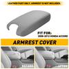 Center Console Lid Leather Armrest For Honda Accord Replacement Cover 2008 2009 2010-2012 Center Console Cover Car Armrest