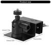 Sustainable Solar Panel Aluminum Bracket Rack Holder for Gutter Mounting Adjustable Angle Designing for Security Cameras
