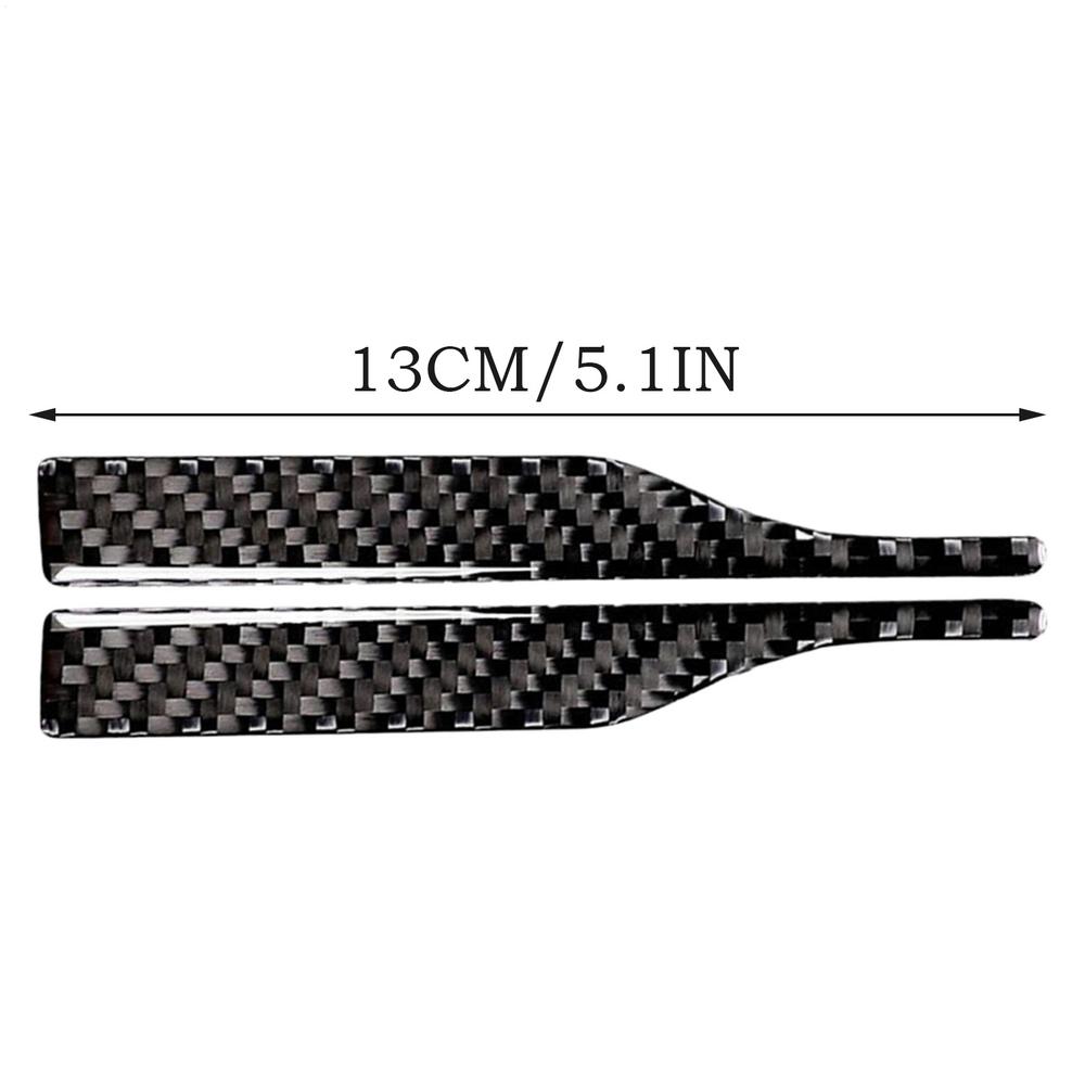 Car Side Mirror Anti Collision Strip Carbon Fiber Look Scratch Protector Sticker Universal for Door Edge Bumper Guard Trim Interior Mirrors 6