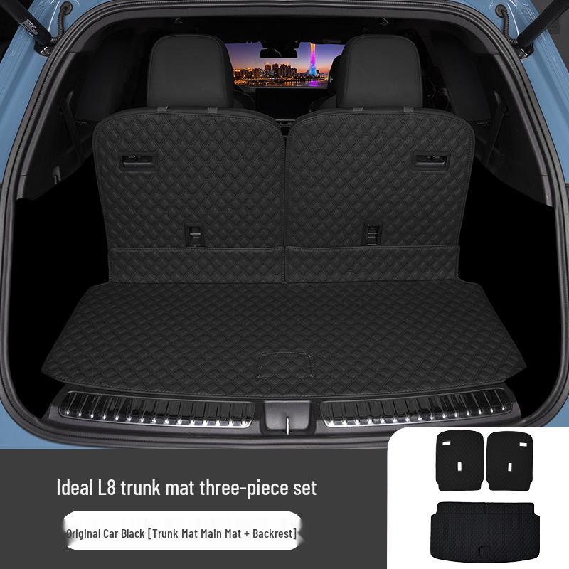 Ideal L8 Trunk Mat: Full Coverage Tail Box Liner for Car Interior Modification
