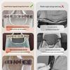 Hanging Sock & Underwear Organizer with Mesh Pockets, Wall-Mountable for Closet or Dormitory