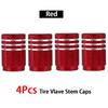 DSYCAR 4Pcs/Lot Universal Alu-Alloy Tire Valve Caps for Car Truck Motorcycle Bicycle Valve Stem Cover Tire Accessories Valve Stems 1