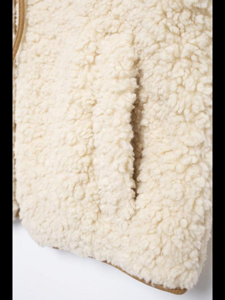 Gilet sans manches à lacets en cuir d'agneau pour femme - Nouveauté automne/hiver 2024