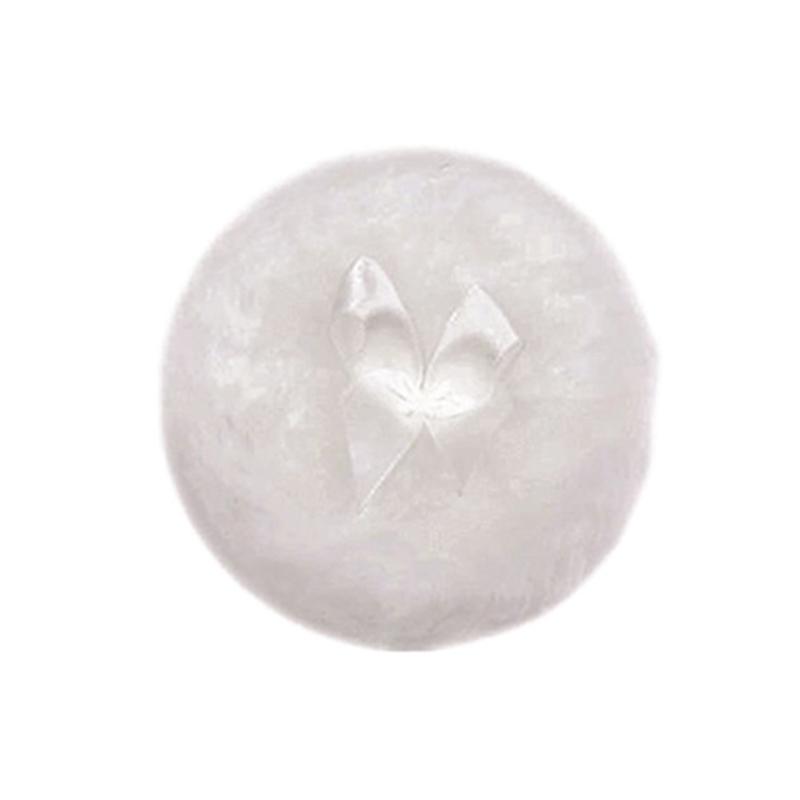 Plush Makeup Puffs Professional Bowknot Round Cosmetic Soft Fluffy Loose Powder Puff Cute Bow Sponge Foundation Makeup Beauty