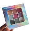 9 barev Jednobarevné pudry na nehty UV lesk Dekorace Třpyt jemné třpytky Gradient Manikúra Polish Decor Powder