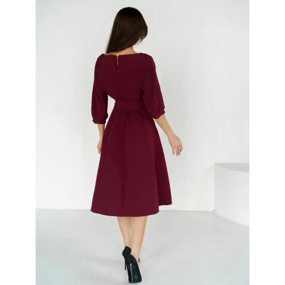 Women's Spring and Summer New Fashionable and Casual Seven Sleeve Waist Slimming Dress