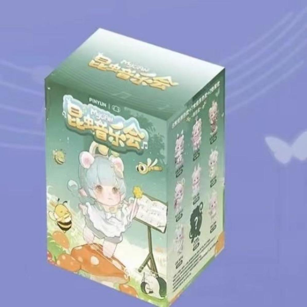 Pinyun Genuine MiJuan Insect Music Blind Box Trendy Cute Doll Handmade Desktop Ornament Ideal Female Birthday Gift