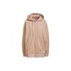 X Stella McCartney Solid Color Hooded Casual Sweatshirt Women Light Pink H59289