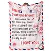 Gift For Girlfriend Flannel Blanket Single-Sided Printed Blanket Decorative Blanket Source