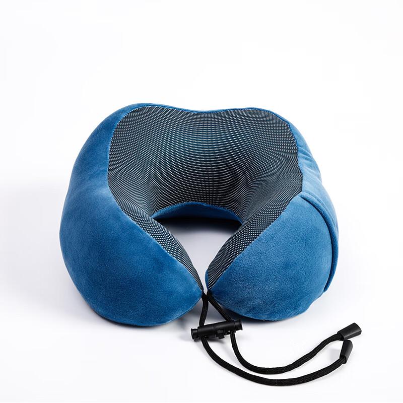 Portable Memory Foam Travel U-Shaped Neck Pillow Set