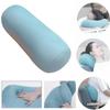 Super Soft Head Pillow Pure Color Cylindrical Pillow Microbead Back Cushion Roll Pillow Convenient Travel Office Nap Cushion