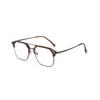 New Ultra-light Half-frame Anti-blue Light Flat Mirror for Men, Cool and Handsome Glasses, Double Beam, Large Frame, Black Warrior Glasses Frame